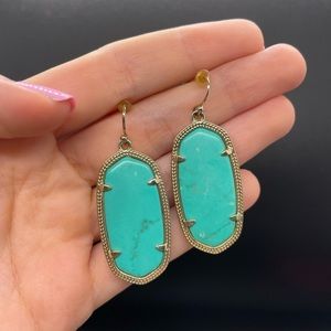 Kendra Scott Earrings ✨ Turquoise & gold
